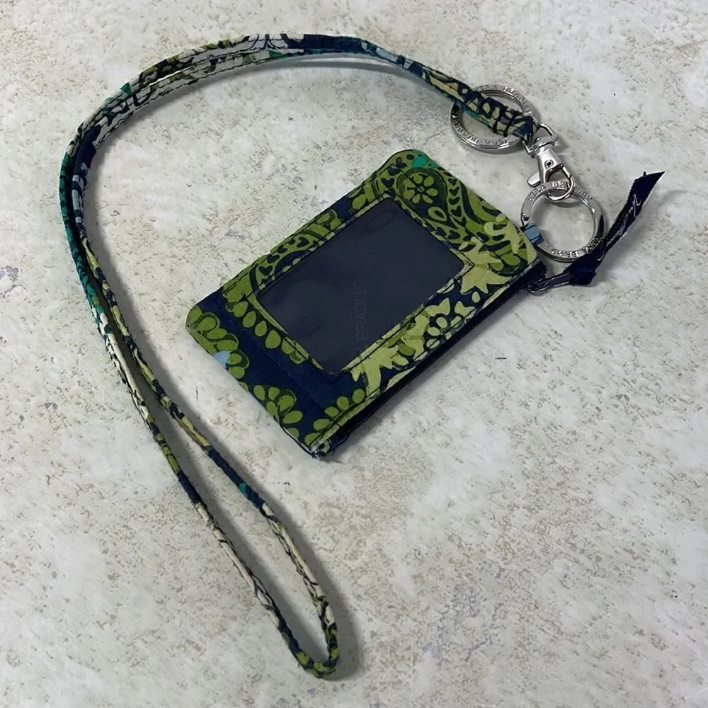Vera Bradley Blue Rhapsody ID & Lanyard
